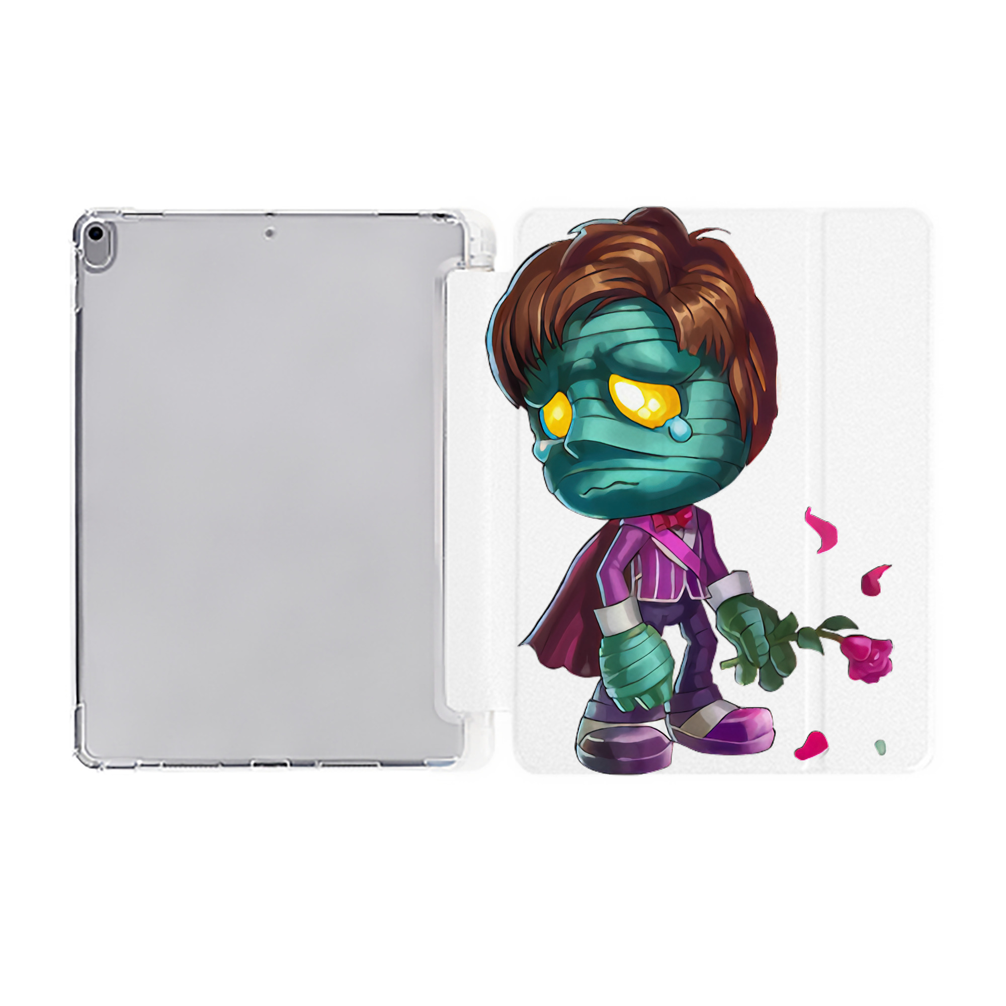 （画像用） リーグ・オブ・レジェンド League of Legends LOL IPad ケース ペン収納付き 三つ折りスタンド PUレザー×シリコン 対応機種9.5/10.5/10.9インチ